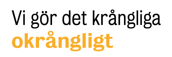 Vi gör det krångliga okrångligt