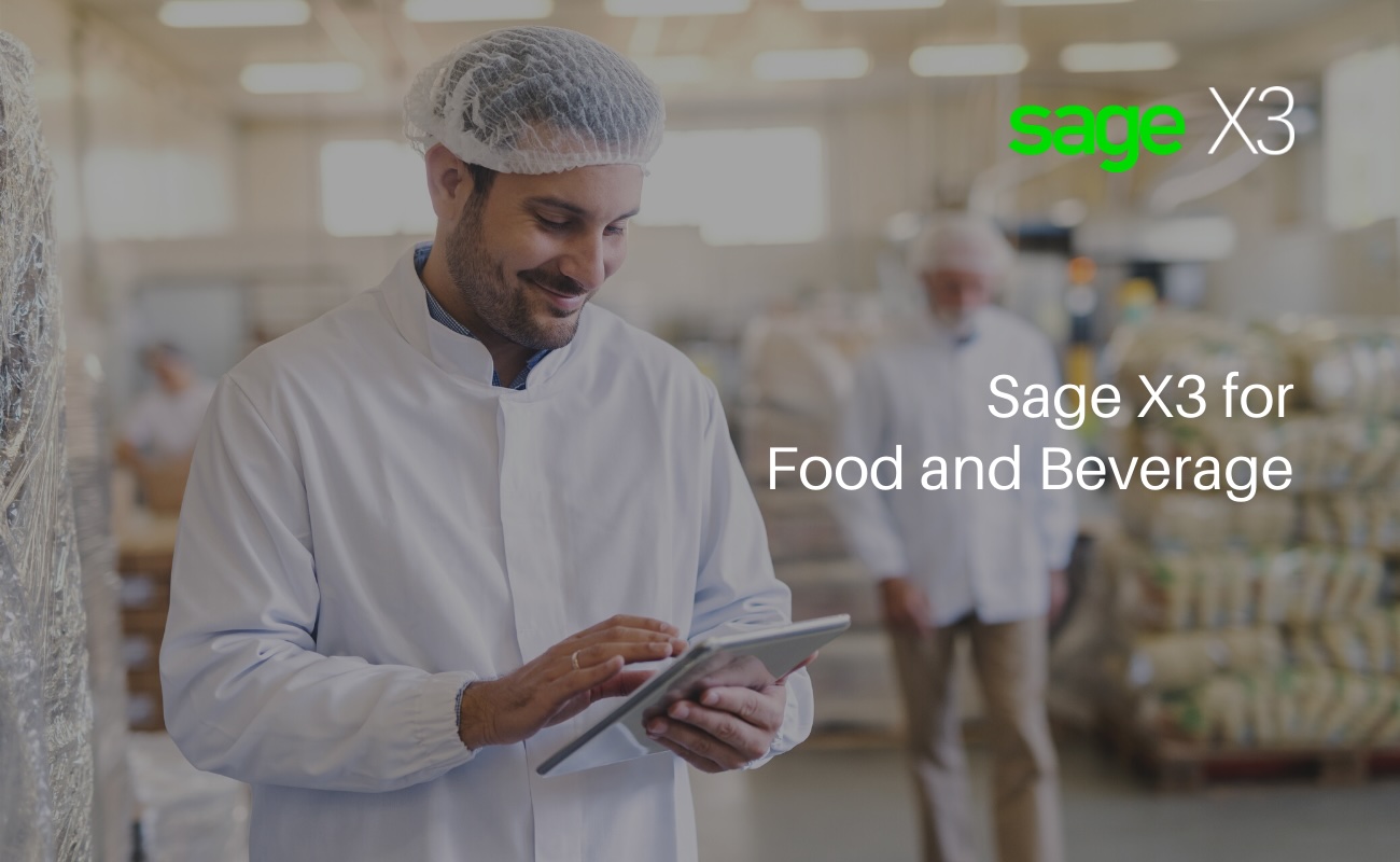 Sage X3 är ett modernt, internationellt affärssystem (ERP) för livsmedelsföretag