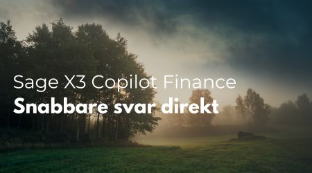 Sage X3 Copilot Finance ett AI stöd som underlättar arbete och arbetsuppgifter på en ekonomiavdelning
