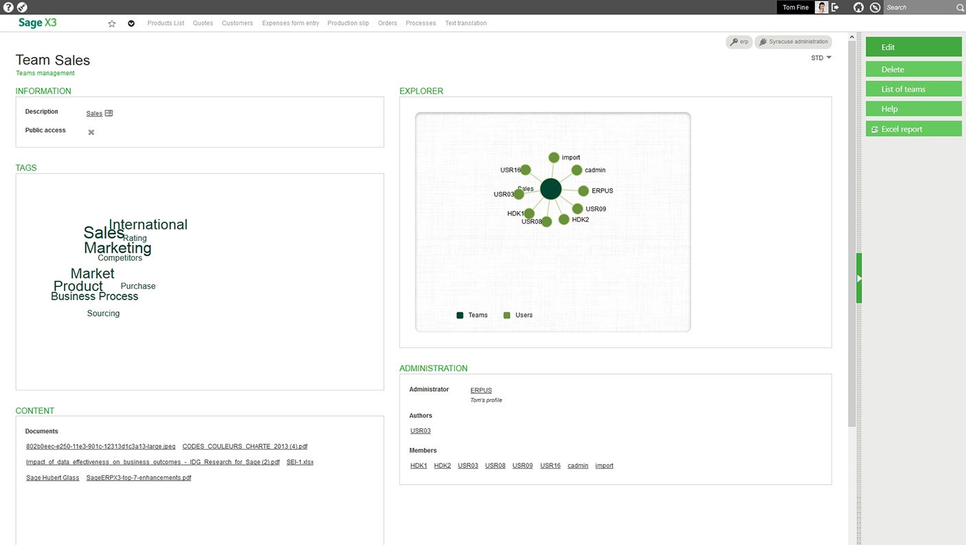 Sage X3 office integration 