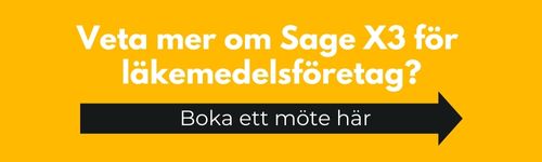 Sage X3 för läkemedelsföretag: boka ditt möte här