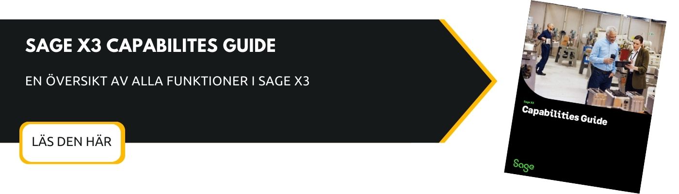 Läs Sage X3 Capabilities Guide och upptäck alla funktioner och produktegenskaper i Sage X3 affärssystem (ERP)