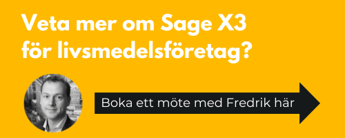 Sage X3 affärssystem för livsmedelsindustri: boka ditt möte här