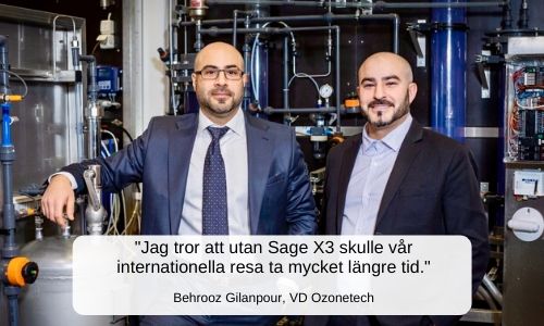 Sage X3 affärssystem en global plattform för Ozontech