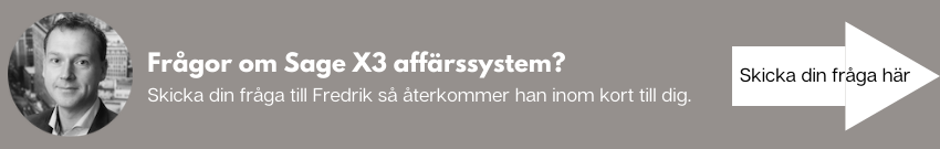 Nytt affärssystem: ställ din fråga om Sage X3 ERP här