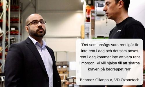 Ozontech använder Sage X3 affärssystem för produktion, ekonomi och logistik