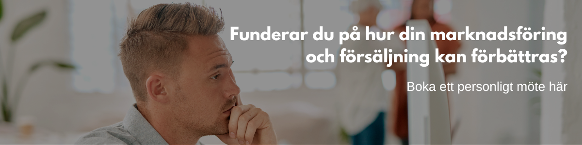 Förbättra din marknadsföring och försäljning – boka ett möte här för introduktion till HubSpot