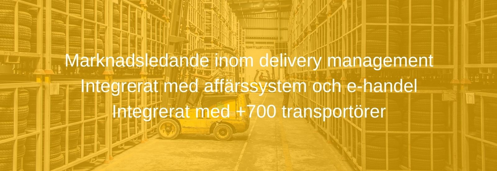nShift Delivery för effektiv leveranshantering (delivery management) integrerat med Jeeves affärssystem och Sage X3 affärssystem