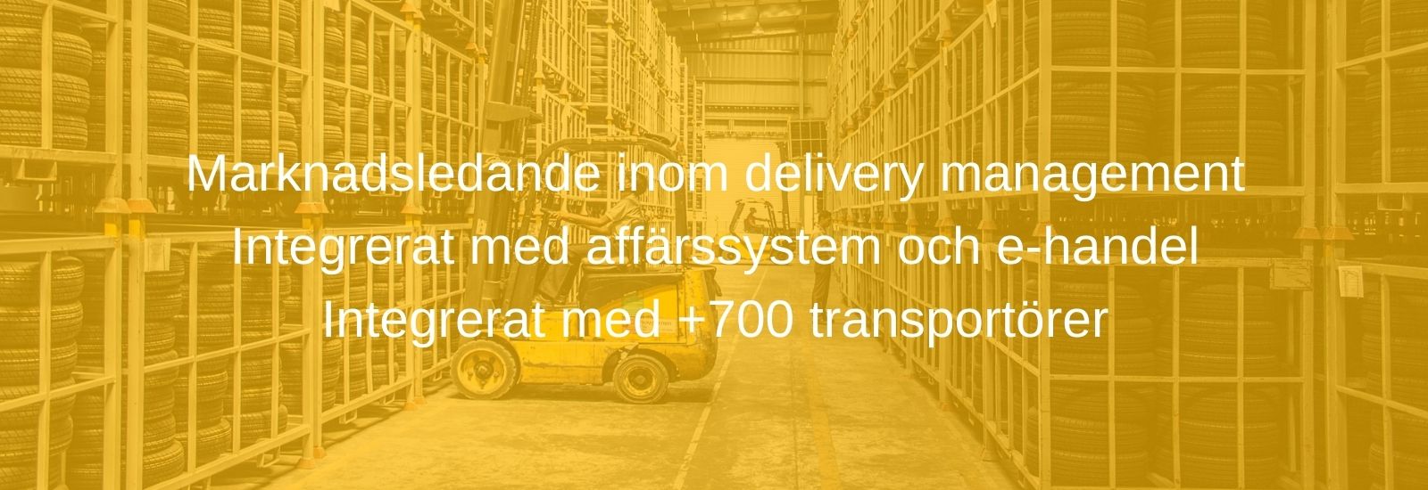 nShift Delivery för effektiv leveranshantering (delivery management) integrerat med Jeeves affärssystem och Sage X3 affärssystem