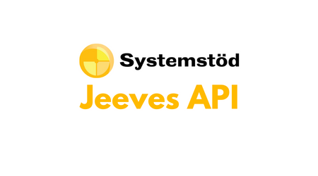 Systemstöd Jeeves API för att integrera Jeeves affärssystem med andra system